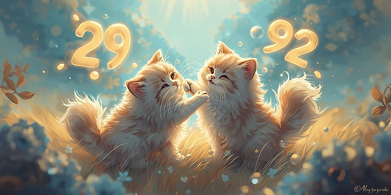 Mơ thấy 2 con mèo với bộ số may mắn